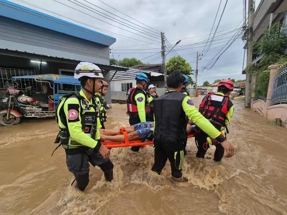 ความคืบหน้าสถานการณ์อุทกภัยจังหวัดสุโขทัย