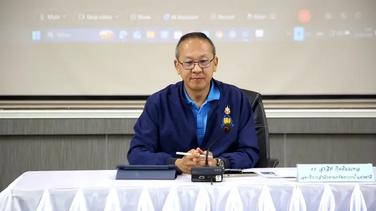 เลขาธิการสำนักงานทรัพยากรน้ำแห่งชาติ (สทนช.) ลงพื้นที่ติดตามแนวทางการบริหารจัดการน้ำในพื้นที่ลุ่มน้ำเจ้าพระยาและการเตรียมความพร้อมของหน่วยงานและจังหวัดท้ายเขื่อนเจ้าพระยา