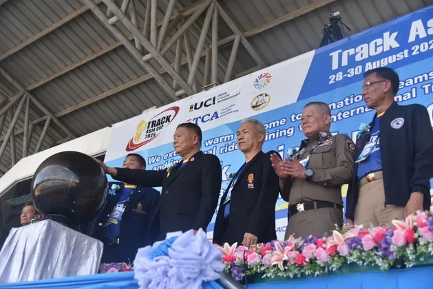 สมาคมกีฬาจักรยานแห่งประเทศไทย ในพระบรมราชูปถัมภ์ จัดการแข่งขันกีฬาจักรยานประเภทลู่นานาชาติ Track Asia Cup ๒๐๒๕ ที่จังหวัดสุพรรณบุรี