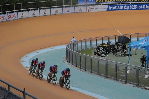เริ่มแล้ว การแข่งขันกีฬาจักรยานประเภทลู่นานาชาติ Track Asia Cup ๒๐๒๕ ที่จังหวัดสุพรรณบุรี
