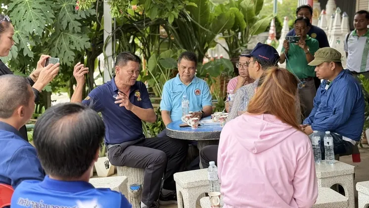 อ.คอนสวรรค์ บูรณาการร่วมตรวจพื้นที่การก่อสร้างถนนพร้อมสัญญาณไฟจราจรในเขตเทศบาลตำบลคอนสวรรค์