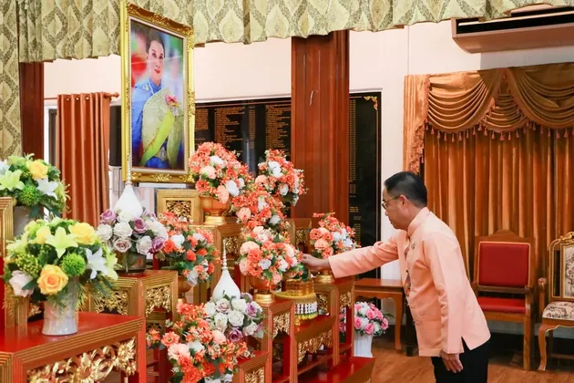 จังหวัดสุโขทัยจัดพิธีเจริญพระพุทธมนต์ถวายพระกุศลแด่สมเด็จพระเจ้าลูกเธอ เจ้าฟ้าพัชรกิติยาภา นเรนทิราเทพยวดี กรมหลวงราชสาริณีสิริพัชร มหาวัชรราชธิดา