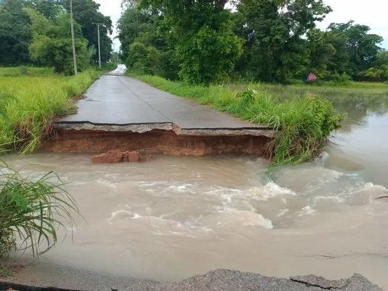 จังหวัดหนองบัวลำภู ได้รับผลกระทบจากพายุโซนร้อน หนองฟ้าหลายพื้นที่ ปภ.นำทีมลงพื้นที่เร่งสำรวจความเสียหาย และช่วยเหลือประชาชน
