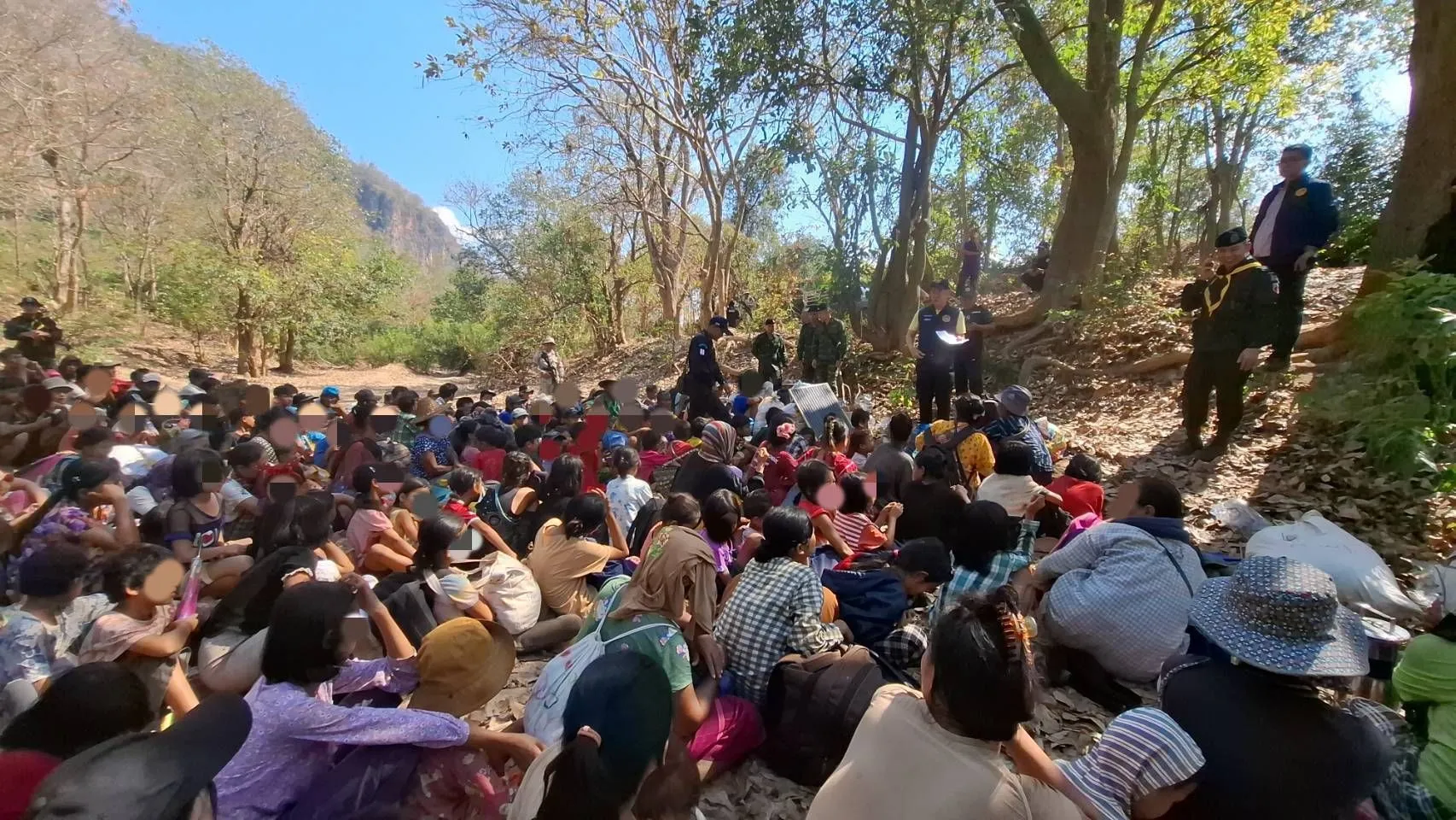 สถานการณ์ผู้หนีภัยความไม่สงบชาวเมียนมา (ผภสม.) ในพื้นที่ชายแดนจังหวัดตาก (๒๒ สิงหาคม ๒๕๖๘)