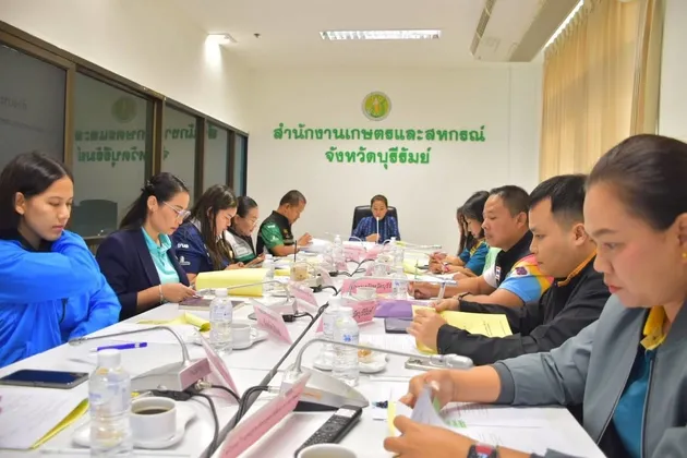 บุรีรัมย์เดินหน้าสู่เมืองอาหารปลอดภัย! ประชุมรับรองร้านอาหารใช้วัตถุดิบสินค้า Q ยกระดับมาตรฐานเกษตรปลอดภัย