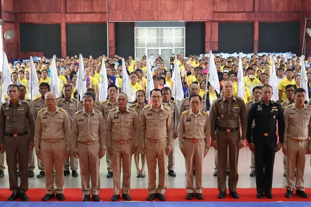 จังหวัดอำนาจเจริญ เดินหน้าแก้ปัญหายาเสพติดแบบบูรณาการ หนุนหมู่บ้าน ชุมชนเป็นแกนหลักให้เป็นพื้นที่ปลอดยาเสพติดอย่างยั่งยืน ตามแผนปฏิบัติการกวาดล้างยาเสพติด No Drugs No Dealers