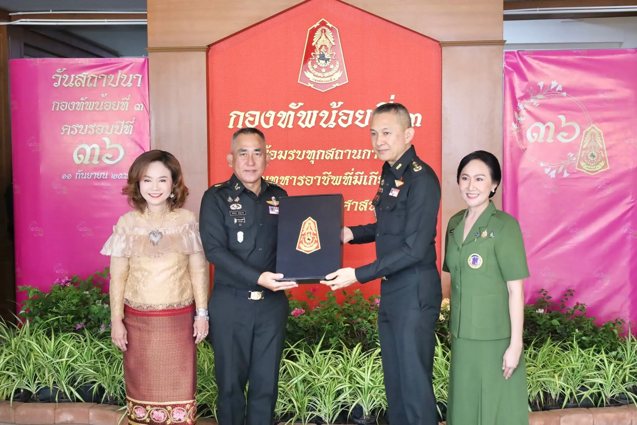 แม่ทัพภาคที่ ๓ ร่วมพิธีสถาปนากองทัพน้อยที่ ๓ ครบรอบ ๓๖ ปี