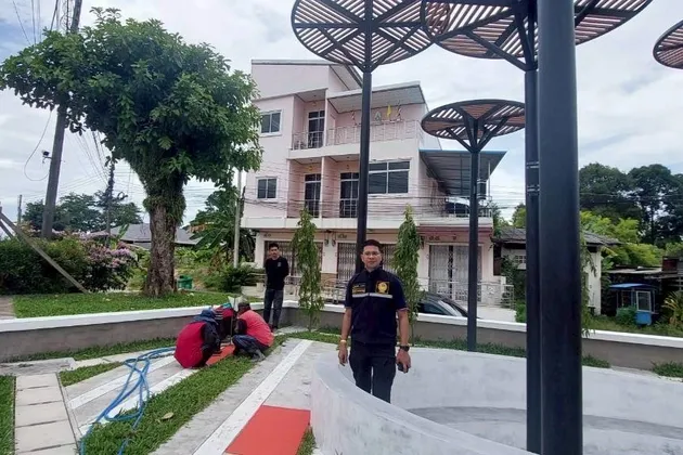 รองผู้ว่าราชการจังหวัดสตูล ลงพื้นที่ติดตามการดำเนินงานโครงการพัฒนาโครงสร้างพื้นฐานการท่องเที่ยวเชิงวัฒนธรรมและวิถีชุมชน กิจกรรมปรับปรุงภูมิทัศน์ตามแนวคิด ท่า-เล-เมือง-ท่า