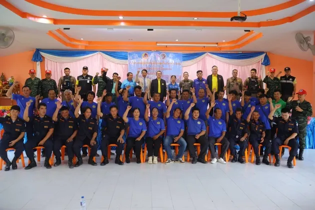 กอ.รมน.จังหวัดนครราชสีมาจัดโครงการ การจัดระเบียบบริหารหมู่บ้านอาสาพัฒนาและป้องกันตนเอง การฝึกทบทวนหมู่บ้าน อพป. ประจำปีงบประมาณ ๒๕๖๘