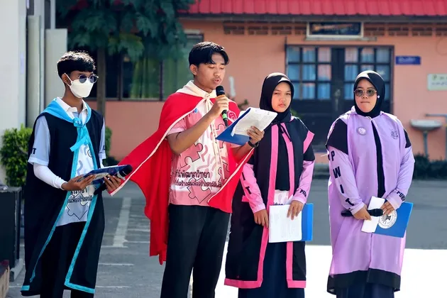 โรงเรียนพัฒนาวิทยายะลา เปิดการแข่งขันกีฬาสีภายใน อูคูวะห์เกมส์ ครั้งที่ ๒๔